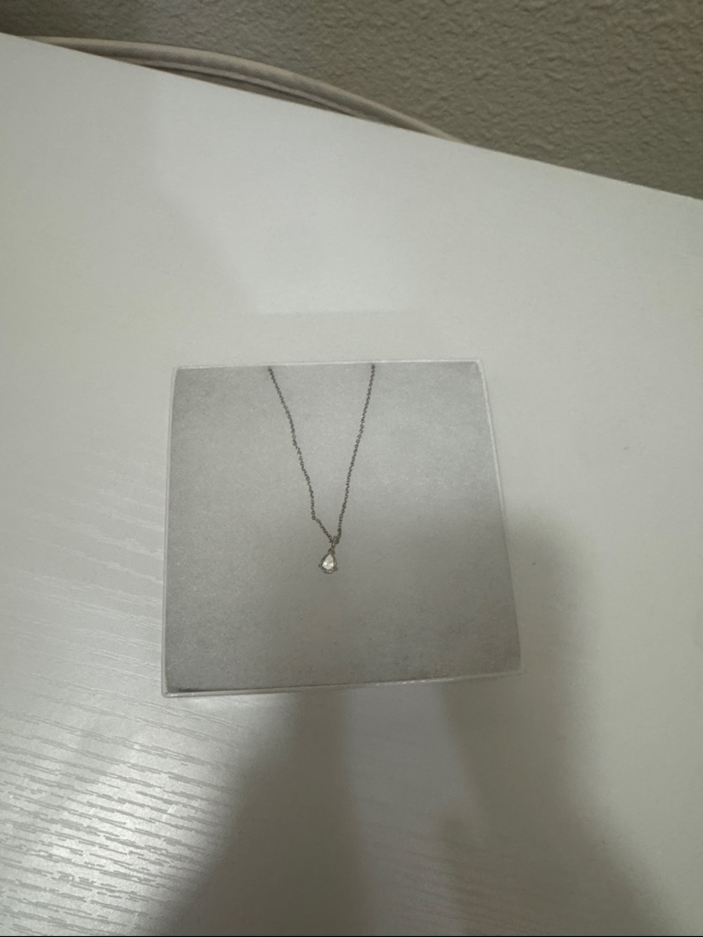 TIFFANY & CO Diamond Drop necklace